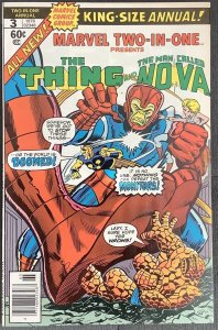 Marvel Two-In-One Annual #3 (1977, Marvel) Featuring Nova. VF+