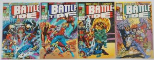 Battle Tide #1-4 VF/NM complete series - marvel uk - death's head - wolverine