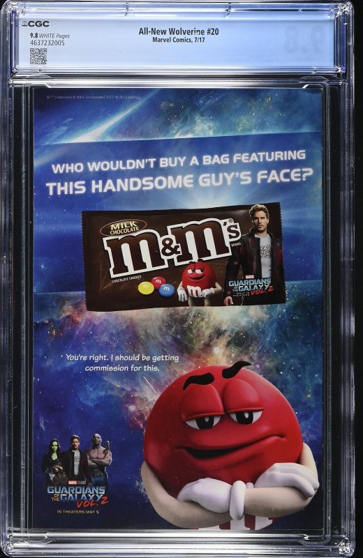 All-New Wolverine #20 (7/17) Graded CGC 9.8