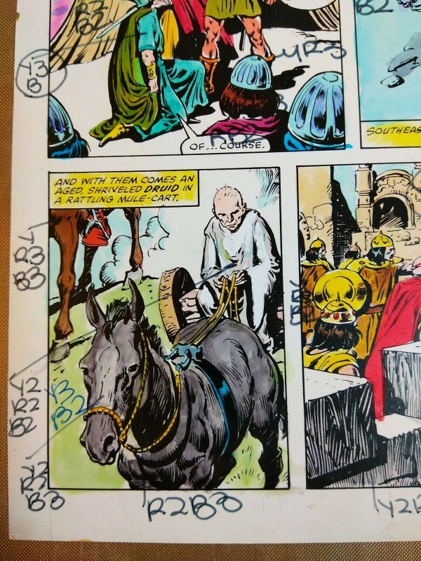 King Conan #2 page 8 Color Guide by George Roussos