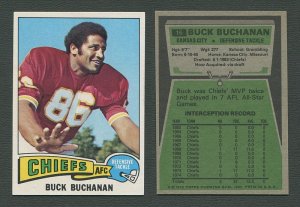 1975 Topps Football /  Buck Buchanan #16  /  NM-MT+