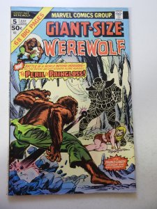 Giant-Size Werewolf #5 (1975) VG Condition moisture stain bc