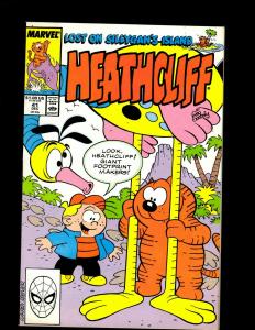 Lot of 11 Heathcliff! Marvel Comic Books #18 19 22 25 26 28 33 34 36 37 41 J344