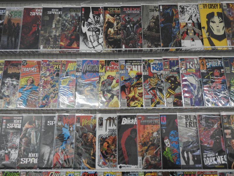 Huge Lot of 140+ Comics W/ Wolverine, Spawn, Quasar, +More! Avg. VF- Condition!