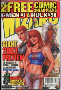 WIZARD #137, NM, Joseph Linsner, Mary Jane, Storm, Wasp, Sealed, 2003