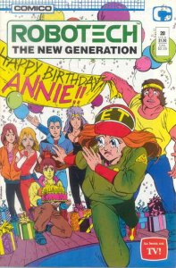 Robotech: The New Generation #20 VF ; COMICO | Happy Birthday Annie