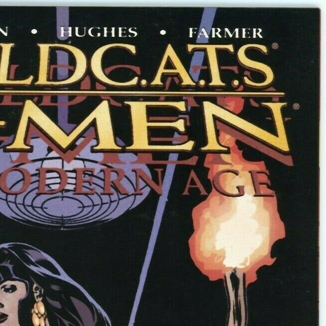 Wild CATS X-Men #1 Cover B Variant Marvel Comic Image Crossover 1997 Adam Hughes