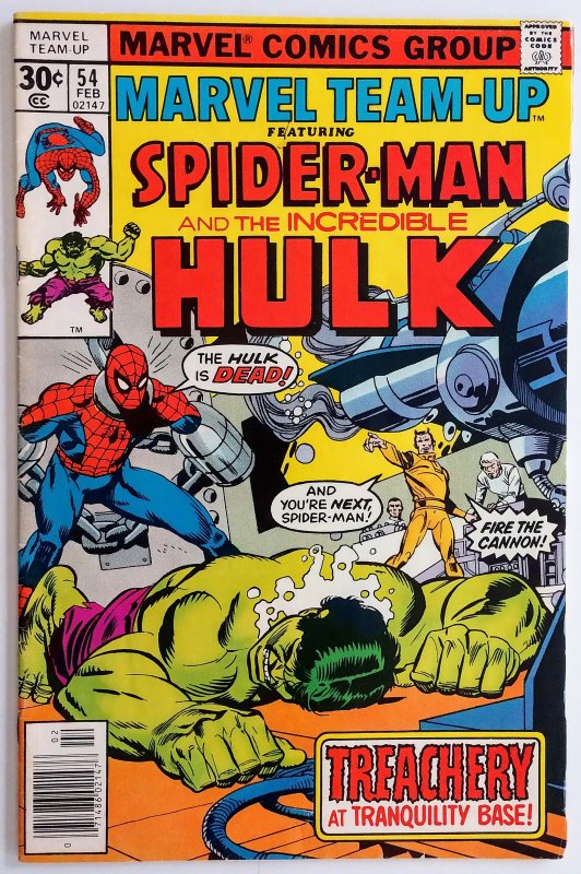 Marvel Team-Up #54 NEWSSTAND (VF/NM)(1977)