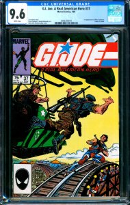 G.I. Joe A Real American Hero #37 Marvel 1985 CGC 9.6 1st Flint Tomax Xamot