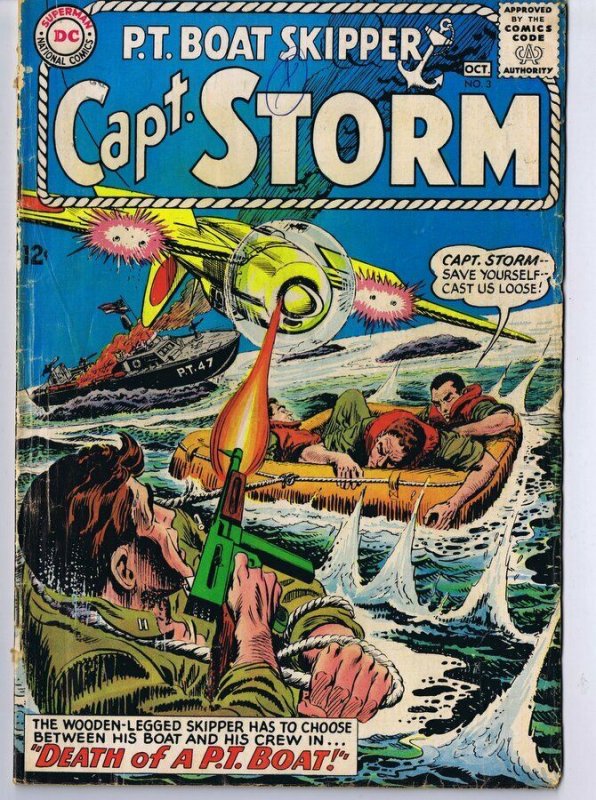 Captain Storm #3 ORIGINAL Vintage 1964 DC Comics 