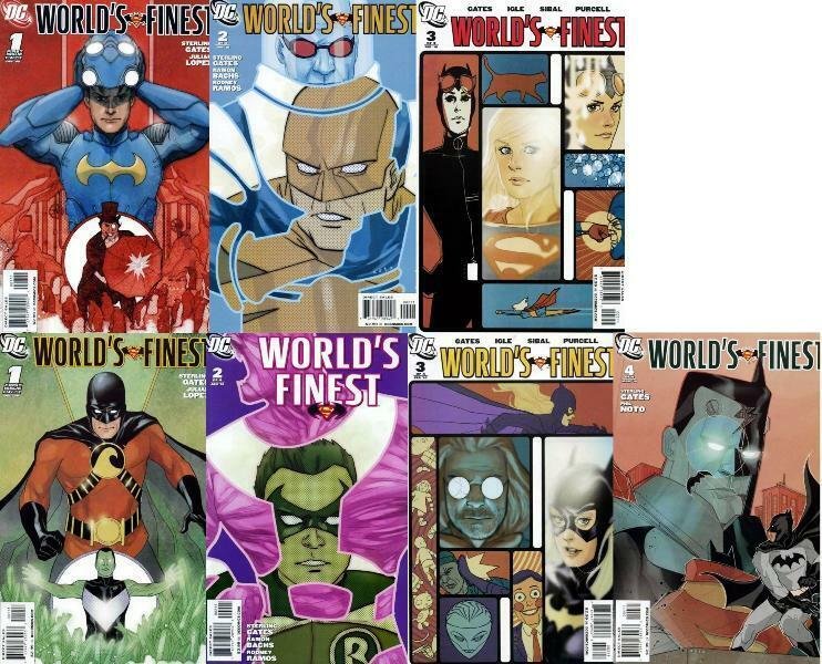 WORLDS FINEST (2009) 1A-3A,1B-4B  COMPLETE+