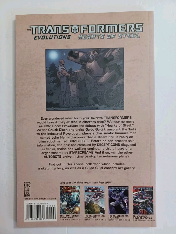 Transformers: Evolutions Hearts of Steel TPB - IDW - 2006 -NM
