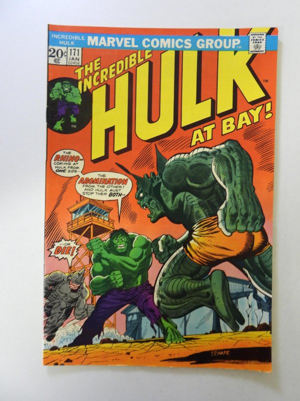 The Incredible Hulk #171 (1974) VF- condition