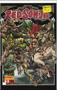 Red Sonja #5 Bradshaw Cover (2006) Red Sonja
