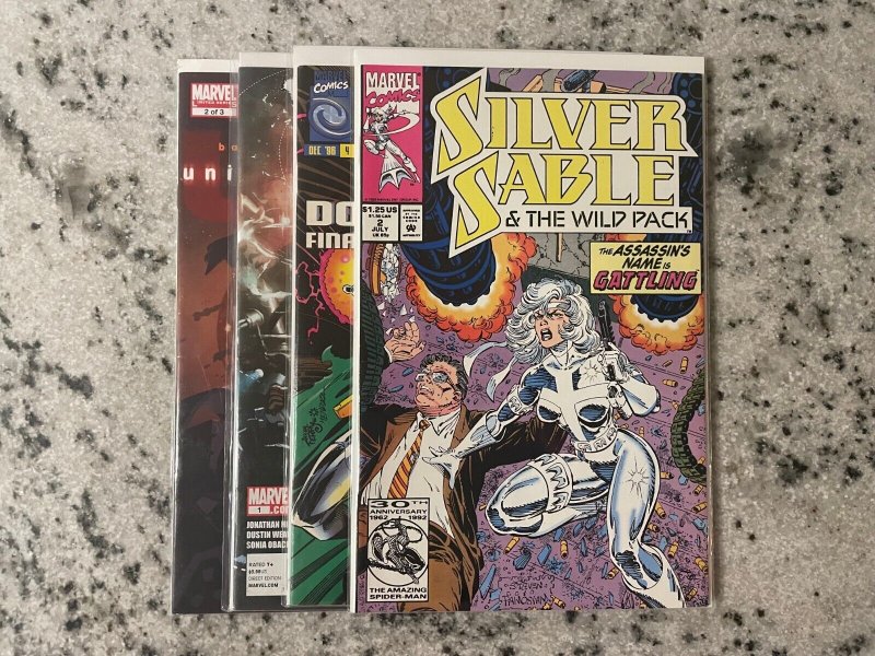 4 Marvel Comics Silver Sable 2 + 2099 4 + Shield 1 + Universal War One 2 50 J823