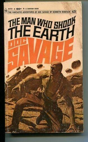 DOC SAVAGE-THE MAN WHO SHOOK THE EARTH-#43-ROBESON-G-BAMA COVER G 