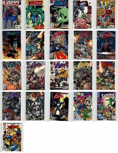 Mixed Lot of 21 Comics (See Description) Lobo, 2099 Unlimited, Cable, Spider ...