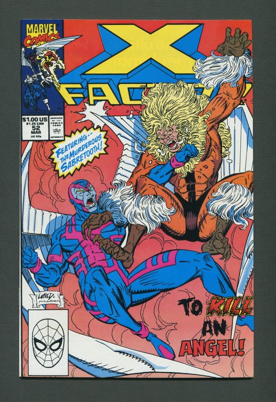 X-Factor #52  /  9.2 NM - 9.4 NM   / March 1990