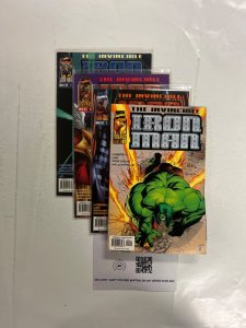 4 Iron Man Marvel Comic Books # 2 5 6 7 Avengers Defenders Thor Hulk 11 JS62