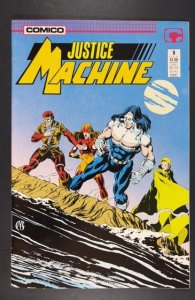 Justice Machine #5 Newsstand Edition (1987)