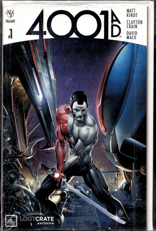 4001 A.D. #1 Loot Crate Cover (2016) Rai