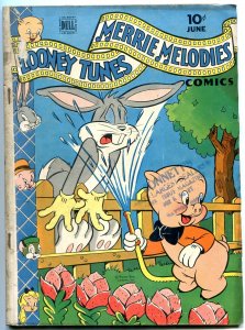 LOONEY TUNES AND MERRIE MELODIES #44 1945-PORKY-BUGS BUNNY G/VG
