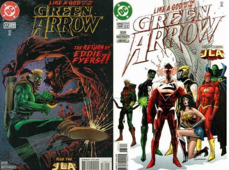 GREEN ARROW (1988) 132-133  Like A God COMICS BOOK