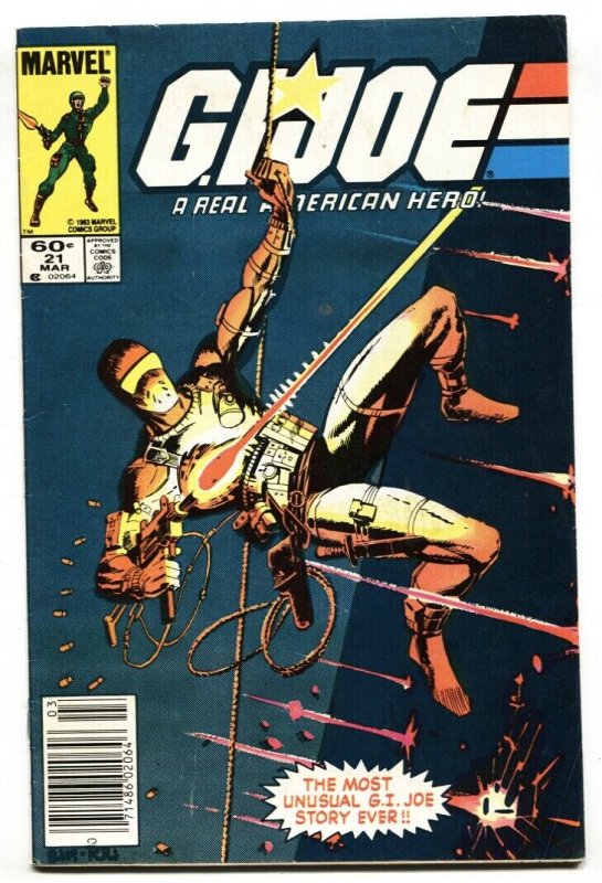 G.I. Joe Real American Hero #21 1984 Newsstand-1st Storm Shadow-color touch