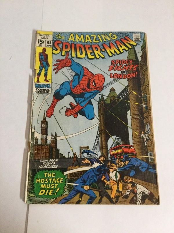 Amazing Spider-Man 95 Gd Good 2.0 Cover Barely Attached