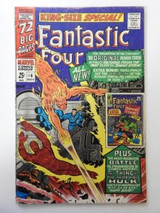 Fantastic Four Annual #4 (1966) VG- Condition! 1 in spine split