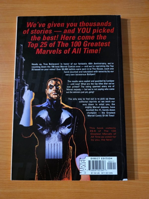 100 Greatest Marvels of all Time #9-6 TPB ~ NEAR MINT NM ~ 2001 Marvel Comics