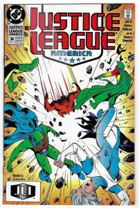 Justice League America #38 Direct Edition (1990)