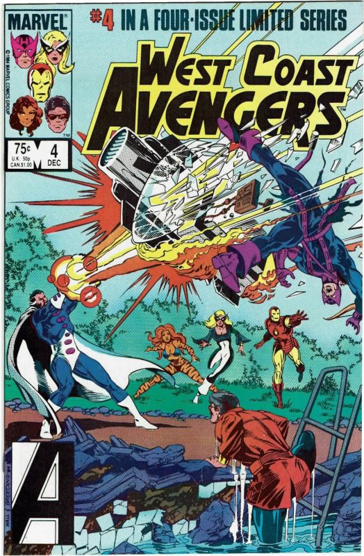 West Coast Avengers #1,2,3,4 (1984 v1) Mini-Series Full Run NM