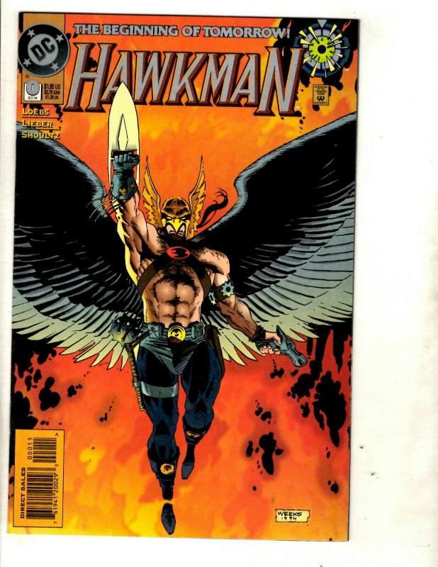 9 The Beginning of Tomorrow DC Comics 0 Hawkman Flash Green Lantern J362