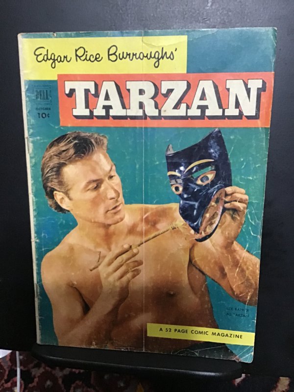 Tarzan #37 (1952) Rare Baker photo cover key issue! VG+ Wow!