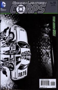 Green Lantern Corps (2011) 15-B Wraparound 1:25 Black and White Cover VF/NM