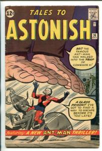 TALES TO ASTONISH #36 1962-MARVEL-ANTMAN IN COSTUME-vg