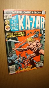 KA-ZAR 19 *NM- 9.2* VS RANKOR THE SLAYER SAVAGE LAND 1974 ZABU