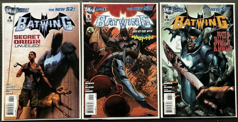 Batwing 1 - 9 New 52 Straight Run DC Comics 2011 Series NM