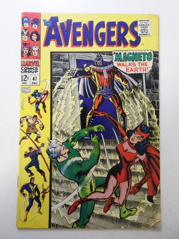 The Avengers #47 (1967) FN Condition! stain fc