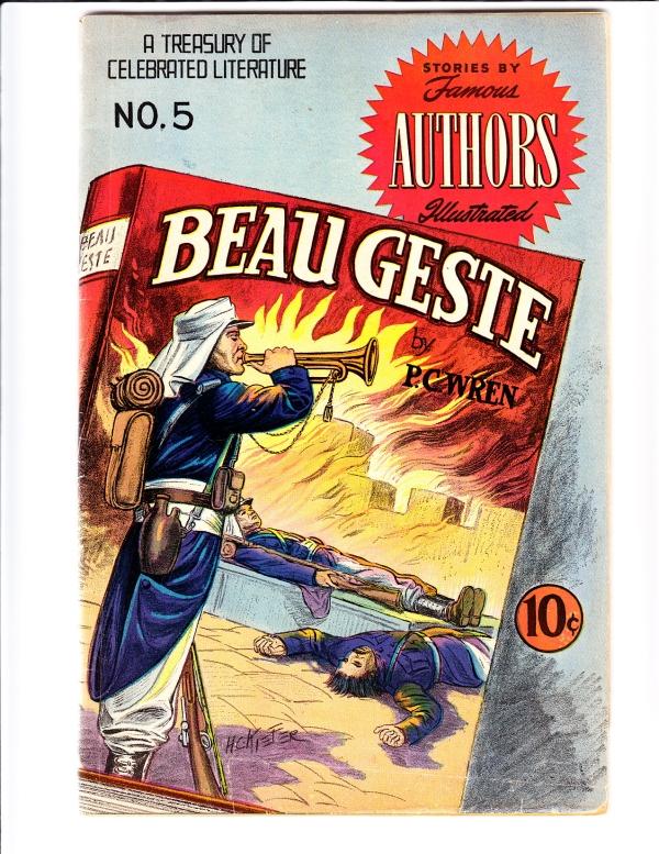 Famous Authors Illustrated, Stories By #5 (Oct-50) VG/FN Mid-Grade Beau Geste