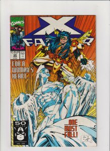 X-Factor #64 FN- 5.5 Marvel Comics 1991 Whilce Portactio art Iceman