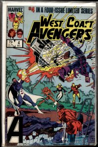 West Coast Avengers #4 (1984) West Coast Avengers / Avengers West Coast