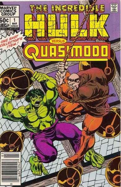 Incredible Hulk (1968 series) versus Quasimodo #1, VF+ (Stock photo)