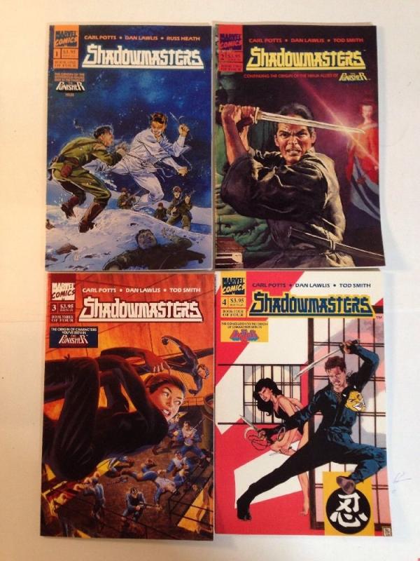 Shadowmasters 1-4 Complete Near Mint Lot Set Run