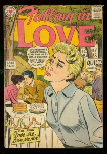 FALLING IN LOVE #11 1957-DC ROMANCE COMICS-CAKE SALE VG-