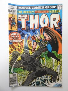 Thor #265 (1977) VG Condition! Moisture stain