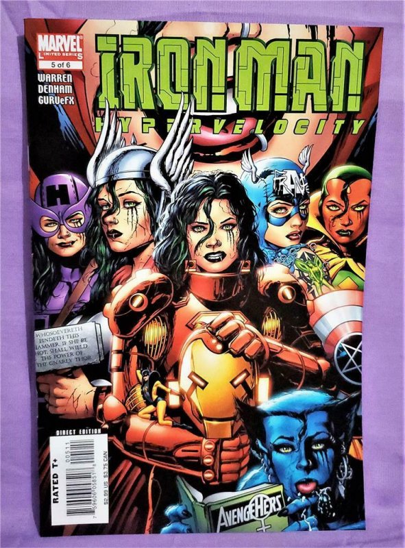 Adam Warren IRON MAN Hypervelocity #1 - 6 Brian Denham (Marvel, 2007)!