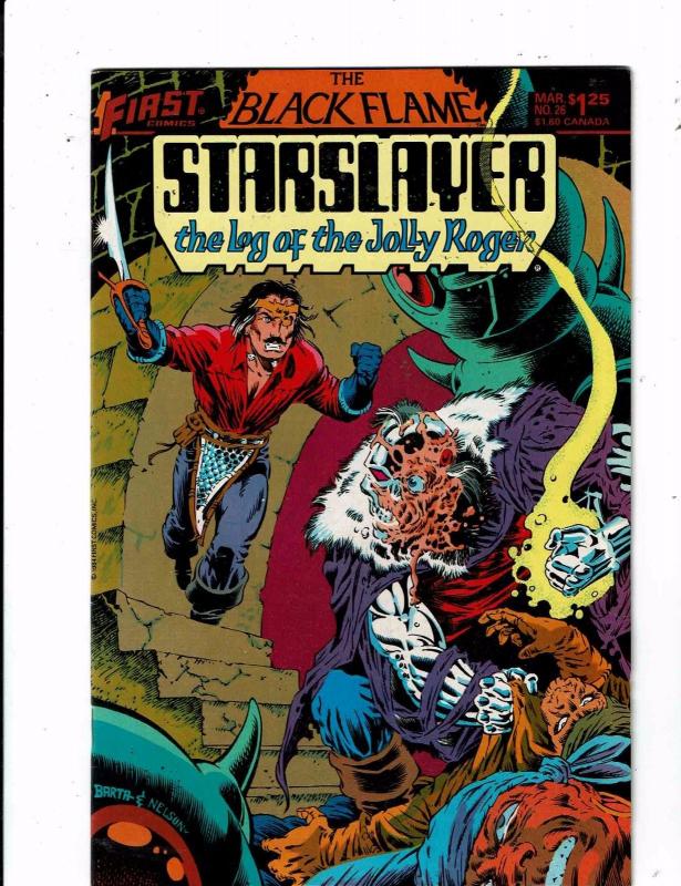 6 Starslayer The Leg of the Jolly Roger First Comic Books#21 22 23 24 25 26 WT18