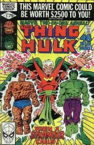 Marvel Two-In-One (1974 series) Annual #5, Fine (Stock photo)